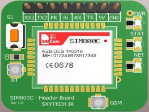 SIM800C+Mini Header