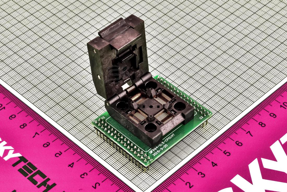 STM32 QFP64 Programmer Adapter — KKSB Cases